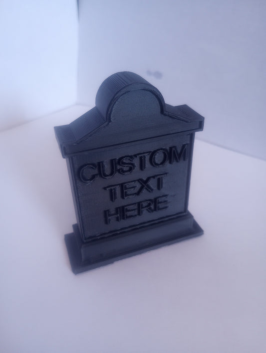CUSTOM MINIATURE TOMB STONE